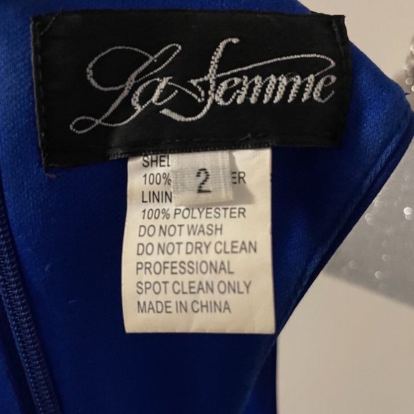 Royal Blue Prom Dress - Picture 8 of 11